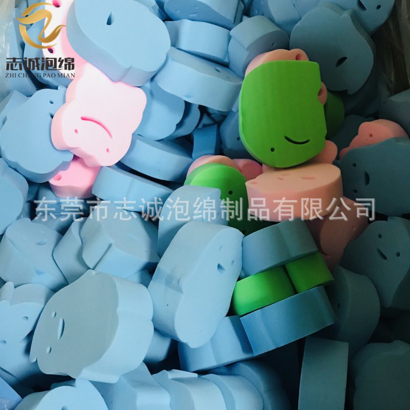 厂家直销 PVA吸水海绵片材 PVA方块绵 婴幼儿宝宝搓澡绵
