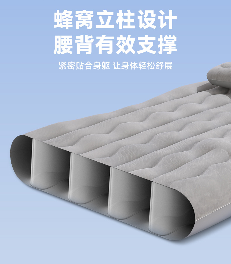 Car Automatic Inflatable Mattress Suv Car Rear Sleeping Artifact Foldableing Travel Bed Car Rear Seat Sleeping Mat