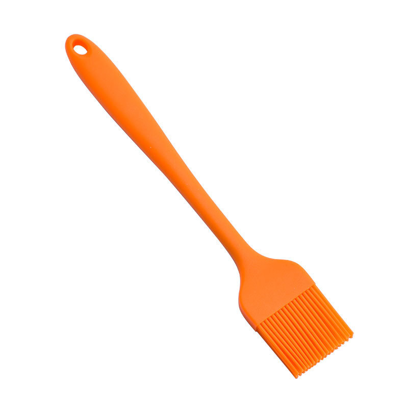 Herramientas para hornear Cepillo de aceite integrado de silicona Cepillo de condimento para barbacoa Papel de aceite resistente a altas temperaturas de seis colores