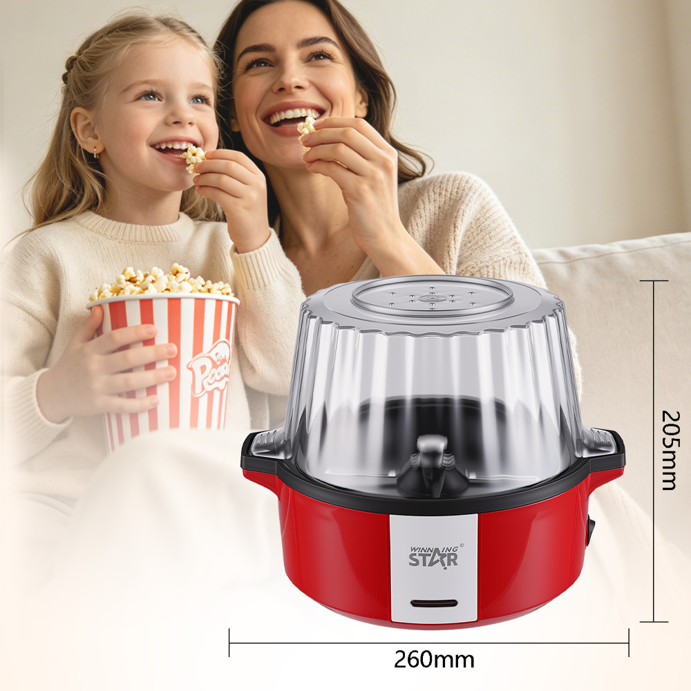 Estrella ganadora estándar británico estándar europeo hogar pequeña máquina de palomitas de maíz Máquina automática máquina de palomitas de maíz eléctrica image 6
