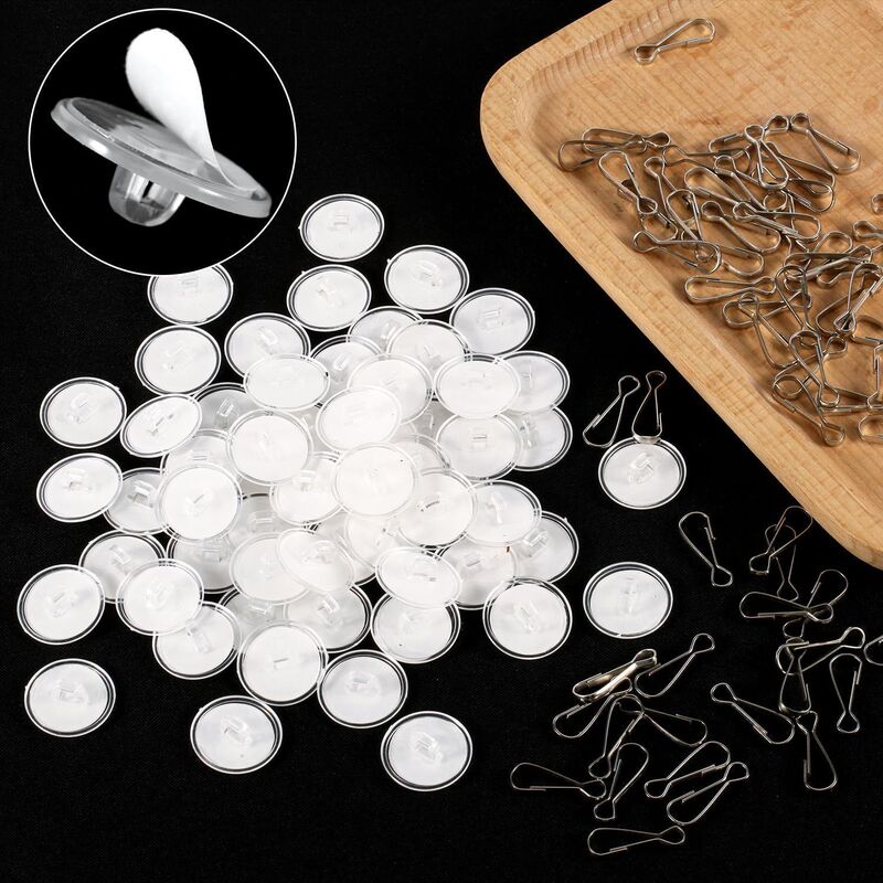 Round Adhesive Hook Hanging Accessories, Decorative Transparent Traceless Ceiling Strong No-Drill Suction Ceiling Decoration Hanging Flag Multi-Purpose