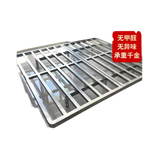 Ultra-Thick Wrought Iron Suspended Bed Frame in Stock, No Odor, Internet Celebrity B&B Hotel Double Bed Frame