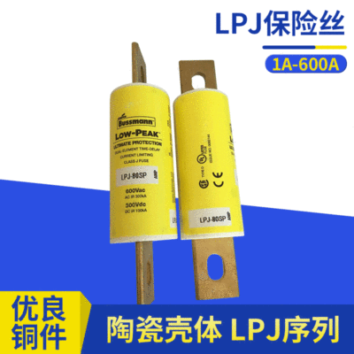 BUSSMANN保险丝熔断器 LPJ-15SP快速熔断器21*57mm管式熔断器15A