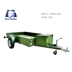 多機能フェンス型貨物トレーラー、輸送用貨物トレーラー、オフロード用中置軸トレーラー
