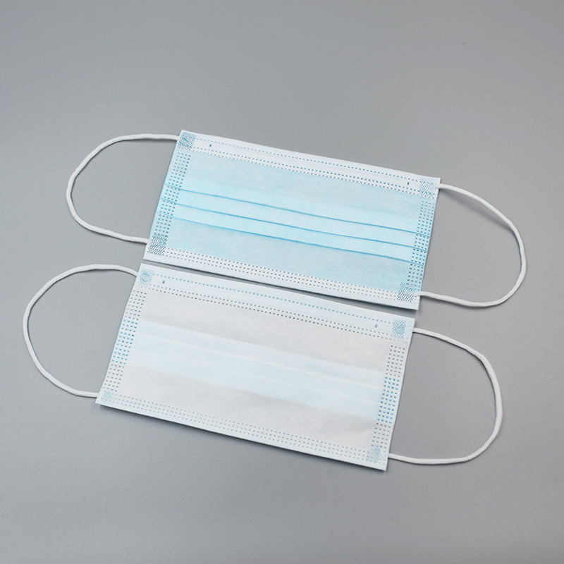 现货熔喷布95级过滤民用成人一次性三层防护口罩批发防尘透气民用|ru