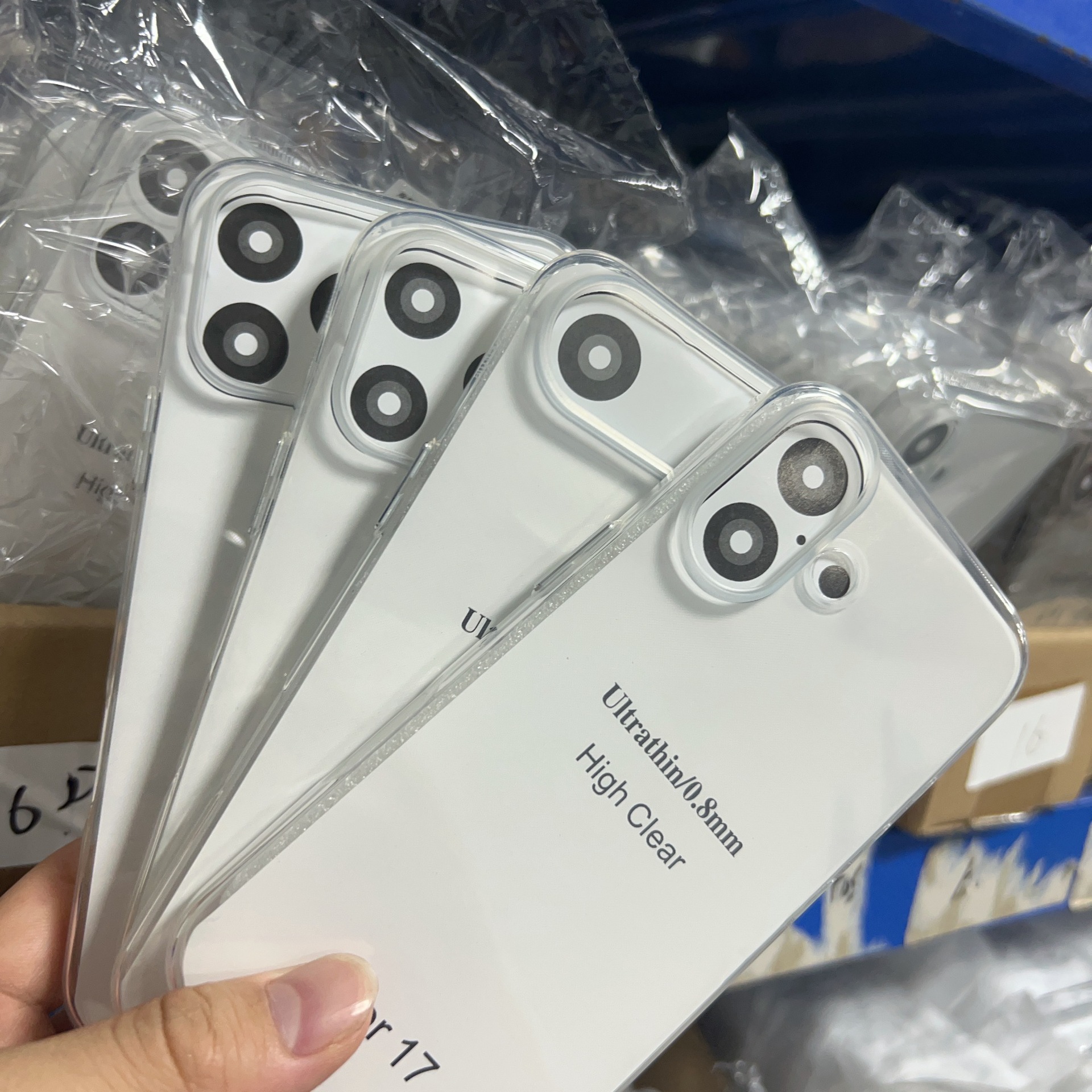 Transparent-all-inclusive fine holes★Yellow-resistant bayer material [ultra-thin naked feel] opp bag