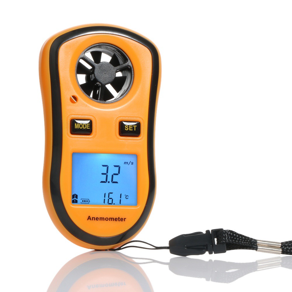 标智 数字风速仪风速计 手持式风速测量仪风温风力测试仪表GM8908