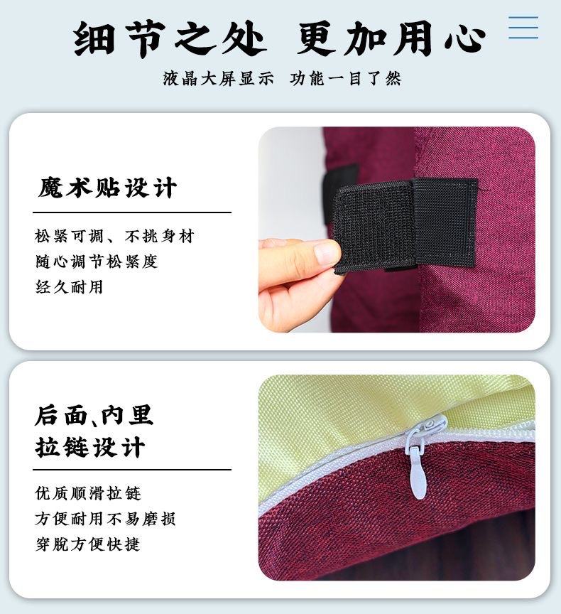 Electric Moxa Warm Boots Ai Cao Foot Warmer Long Tube Ai Rong Heat Therapy Knee Wrap Home Use Adult Size preparation