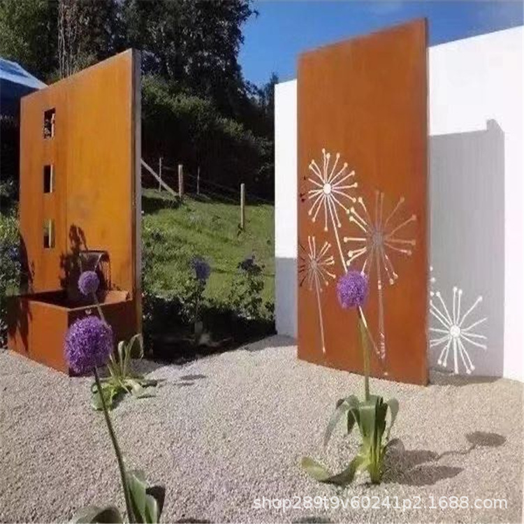 考登钢板现货销售来图制作Q235NH耐候钢板幕墙花池灯箱