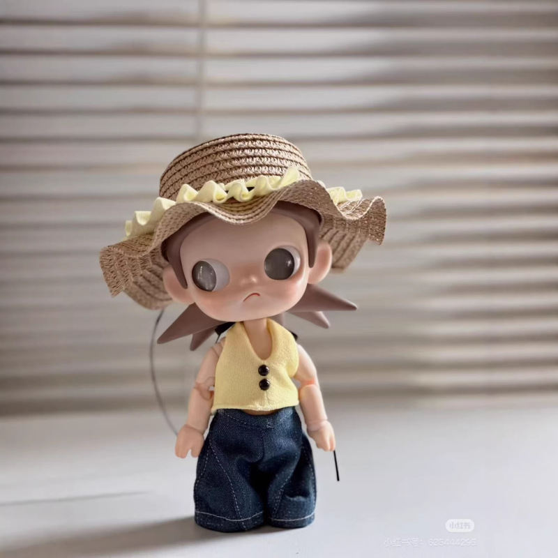 Suitable for Bubble Mart Zsiga Doll Clothes Bjd 1/8 Scale Movable Doll Denim Shorts and Curved Pants Suitable for Bubble Mart Zsiga Doll Clothes Bjd 1/8 Scale Movable Doll Denim Shorts and Curved Pants