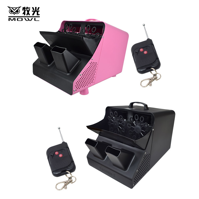 Gran etapa máquina de burbujas ceremonia de boda al aire libre actividades comerciales rendimiento doble rueda accesorios eléctricos burbuja aceite