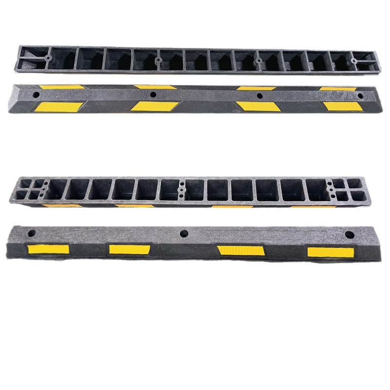 Rubber Speed Bumps for Traffic Safety, Durable Speed Bumps, Buffer Strips, Underground Garage Community Pressure Plates