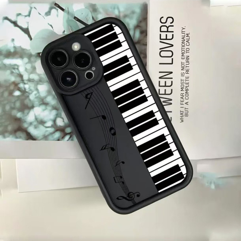 Simple creative square piano iPhone14/13PRO for 12 Apple 16/15PROMAX phone case