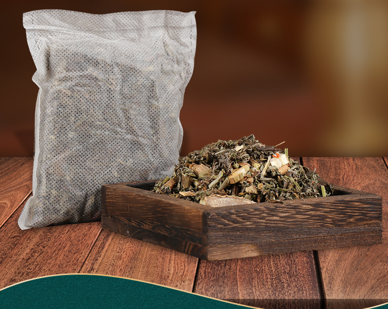 Xuzhen Mugwort Foot Soak Pack 30g x 10 Bags with Ginger and Safflower for Traditional Foot Bath quality and texture