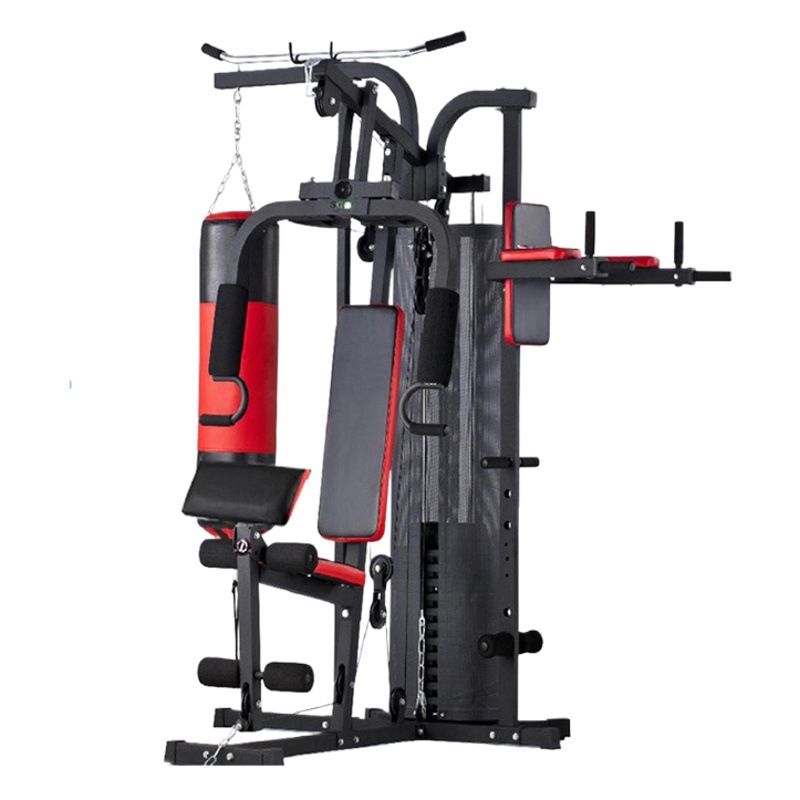 Equipo de entrenamiento multifuncional de una, tres o cinco estaciones para comercio exterior, dispositivo de entrenamiento combinado de cinco estaciones, conjunto completo de equipos de entrenamiento integral.