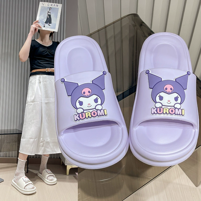 Домашние тапочки женские западные летние новые толстые подошвы противоскользящие ванная комната для купания мягкие подошвы