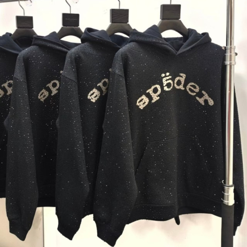 26-Year Winter Fleece-Lined Sp5Der Young Thug Couple's 555555 Pink Hoodie Fleece Sweatshirt