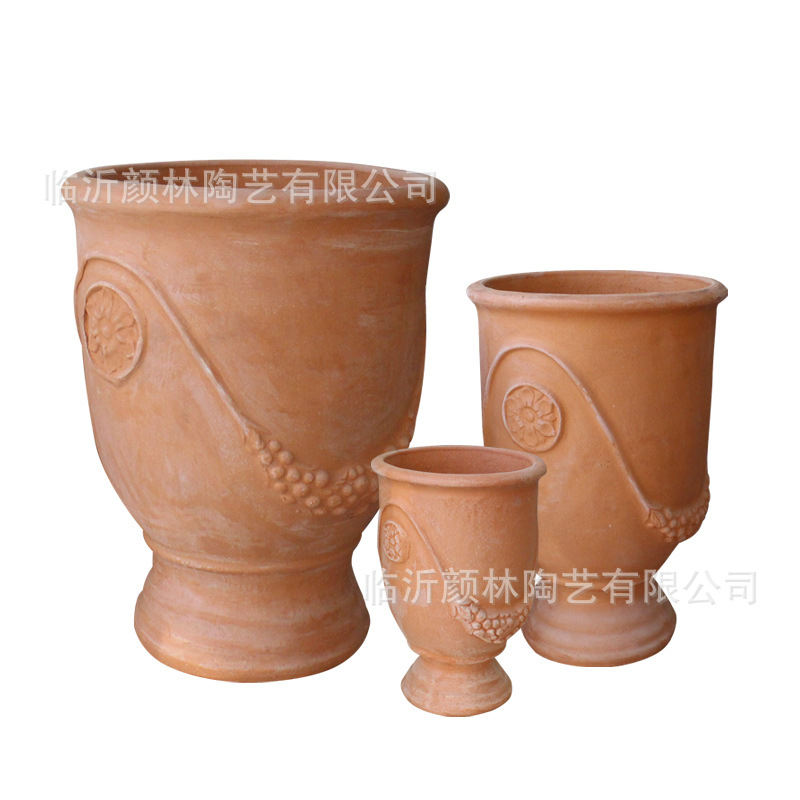 vasijas de cerámica americana vasijas de vino rurales vasijas de flores de estilo romano vasijas de exportación vasijas de cerámica gruesa de tierra vasijas de cerámica roja vasijas de pies altos