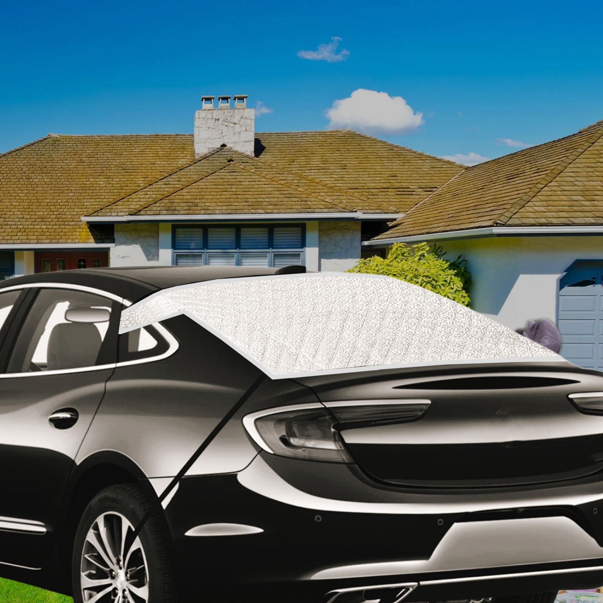Universal Car Rear Magnetic Sunshade Aluminum Foil Frost-Proof Anti-Freeze Snow Cover Car Window Sunshade Car Sunshade