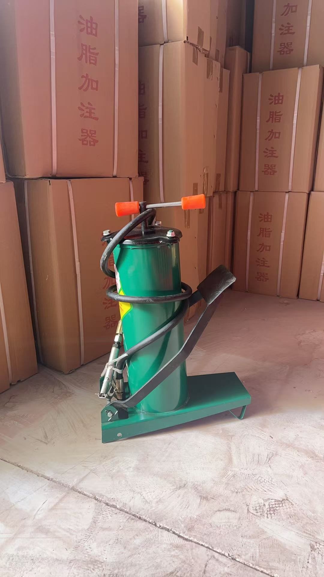 脚踏式黄油加注器工业脚踏式高压黄油机脚踩黄油枪油脂泵万向枪头