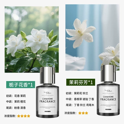 Dropshipping Tarot Silver Meizu — Car Perfume Aromatherapy - meizu-2-bottles-gardenia-jasmine
