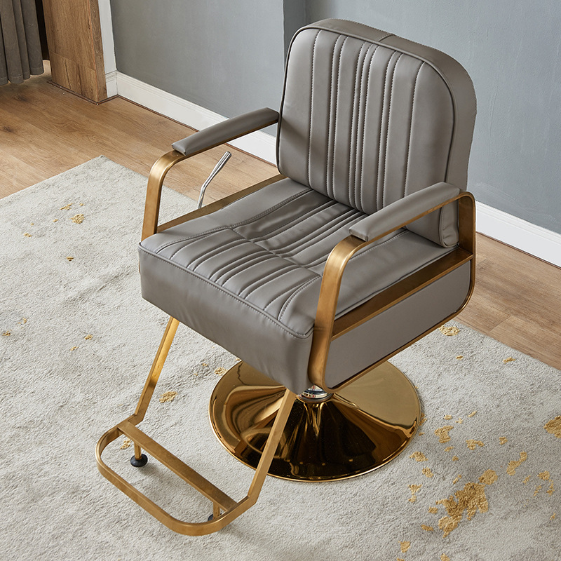 Silla de peluquería internet celebridad silla de pelo salón de pelo especial simple japonés de alta gama asiento de elevación de corte de pelo se puede poner abajo