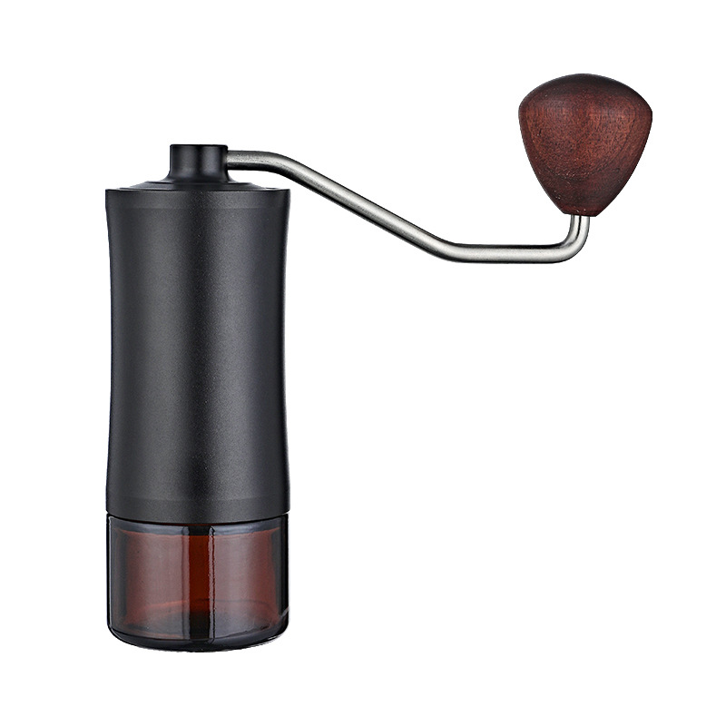 Molinillo de soja de manivela transfronterizo Molinillo de granos de café Molinillo de doble eje con núcleo de acero CNC Máquina de café manual portátil para el hogar