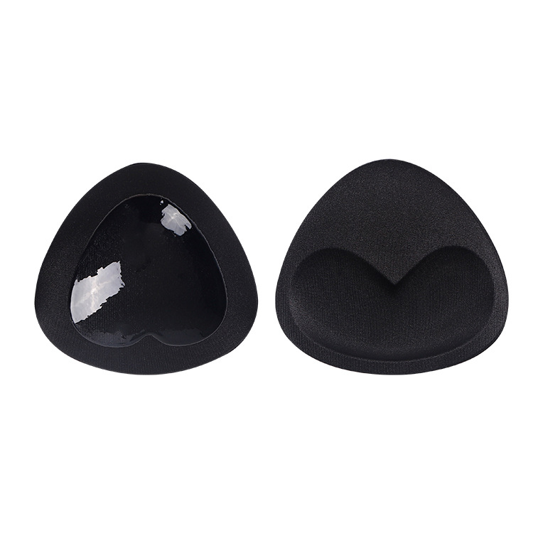 흑복숭아 모양의 가슴패드(단면테이프)