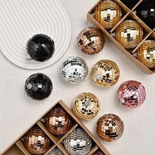 Cross-border glass mirror Ball color Disco Ball bar Disco Ball reflective laser mirror Christmas Ball