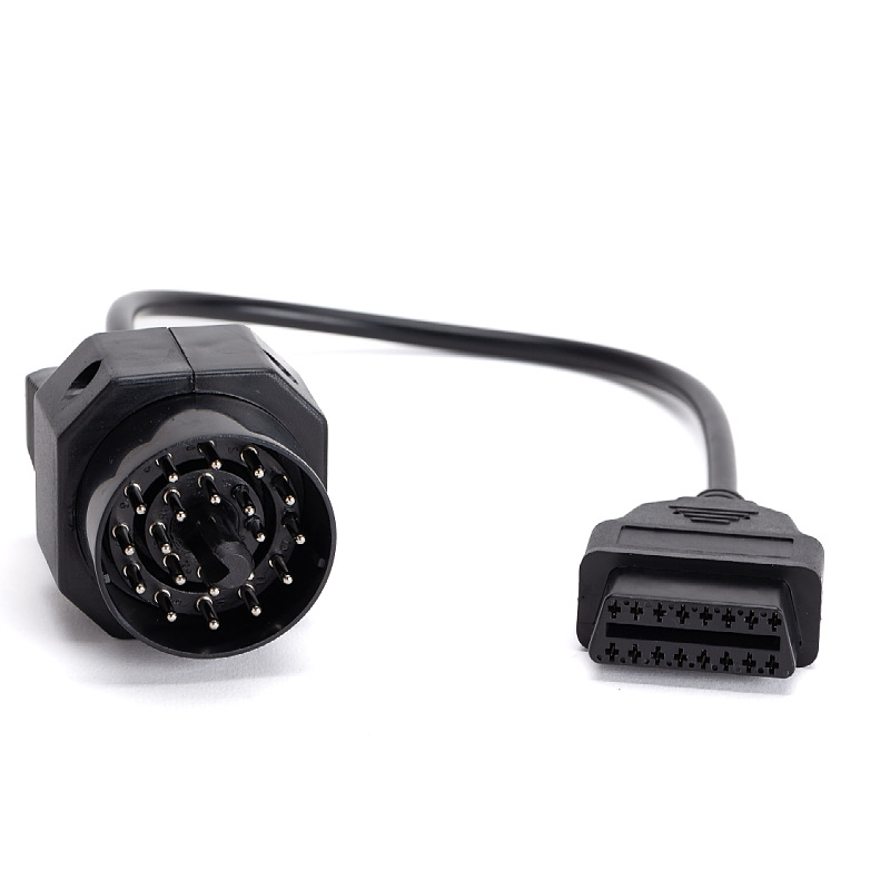 汽车BMW 20Pin to 16 Pin OBD2 Cable 宝马20针连接转换线 OBDII