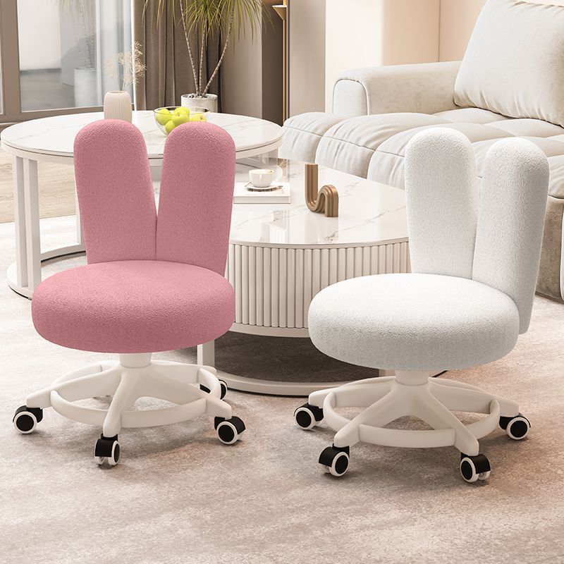 Living Room Simple Stool Rotating Nordic Pulley Low Stool Backrest Chair Shoe Changing Stool Swivel Chair Bench Home Toddler Stool