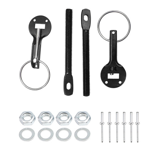 Car engine hood lock pull-out hood lock car modified hood lock invisible hood lock