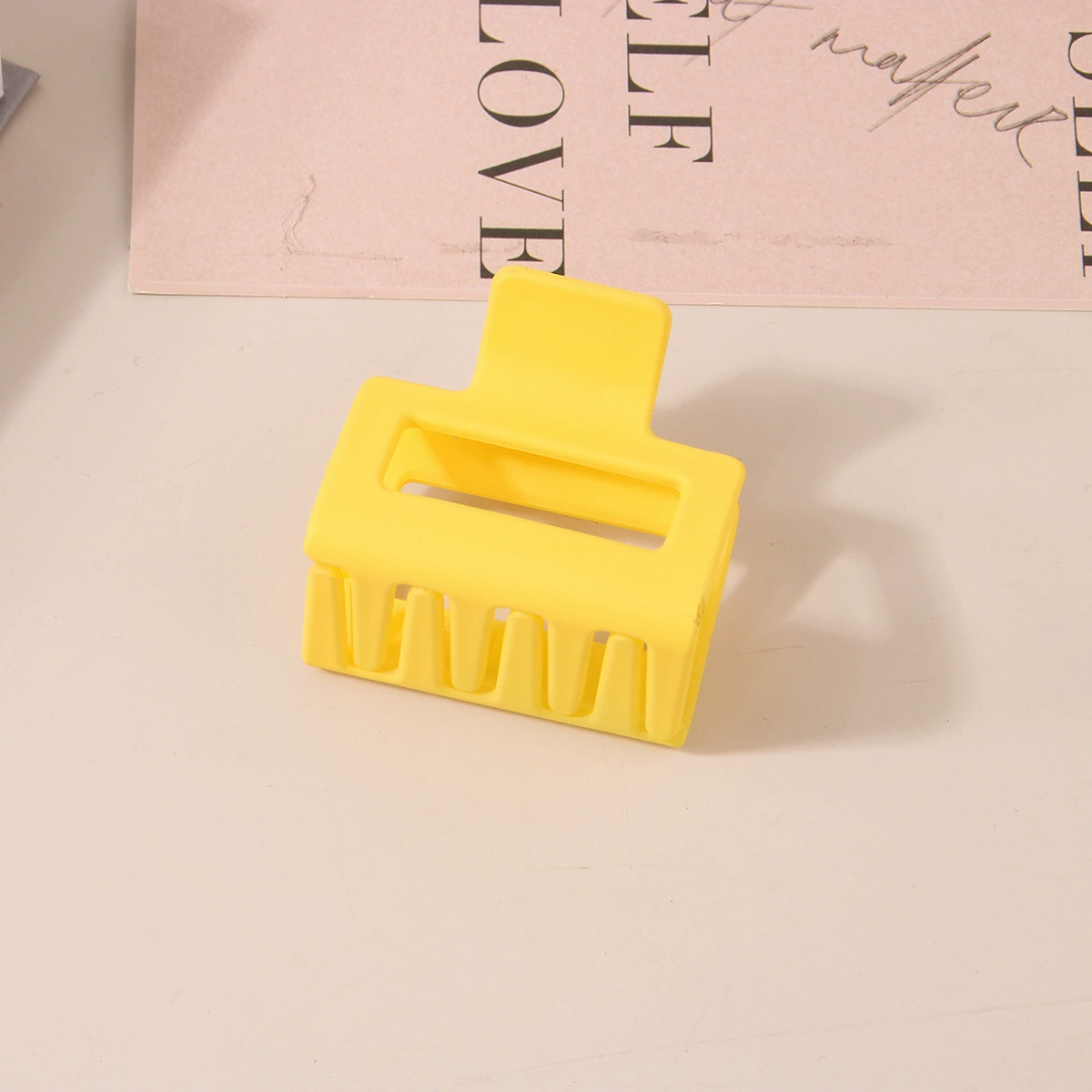 (Cross-border trading), rectangular matte crab pin, big shark, hairgrip, Amazon, simple and elegant design