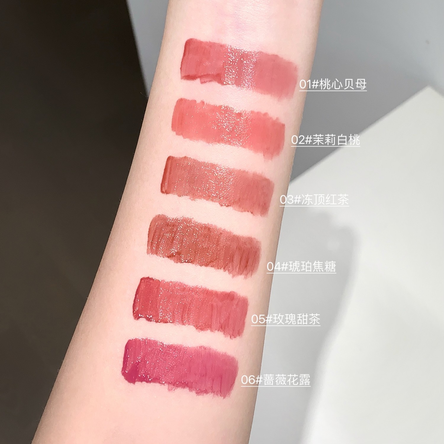 SHAQINUO Esmalte de labios con espejo hidratante transparente, maquillaje blanco, esmalte de labios, agua, gelatina, fiesta estudiantil, lápiz labial, brillo de labios image 5