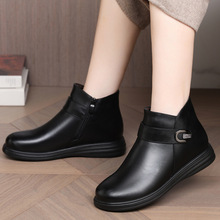 代发羊毛妈妈棉鞋女冬季保暖防滑老人短靴中老年大码棉靴Y580197