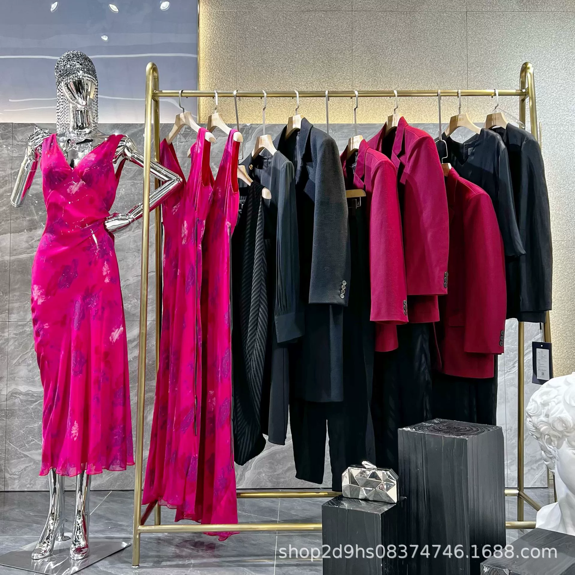 Женская одежда Guangzhou Thirteen Lines, новый стиль, прозрачное шифоновое платье с цветочным принтом, элитный пиджак, женская одежда, оптовая поставка