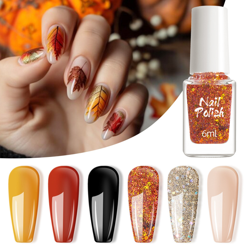 Cross-border six-color nail polish new non-baking fast-drying water-based non-peeling nail polish suit nail polish shop hot wholesale Cross-border six-color nail polish new non-baking fast-drying water-based non-peeling nail polish suit nail polish shop hot wholesale