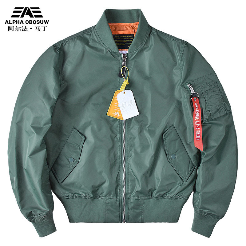 Alpha Martin Fashion Brand Aviator Jacket Men's Coat Spring and Autumn New MA1 American Top Loose Baseball Suit