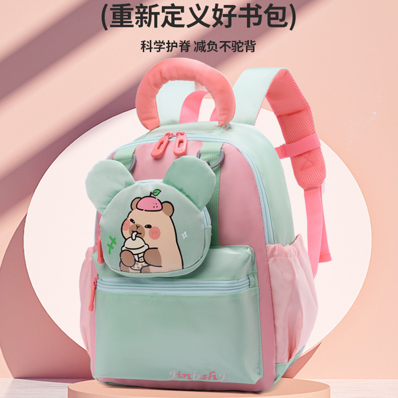 Mochila infantil preescolar 3 años 6 años mochila de jardín de infantes de dibujos animados niñas niñas mochila ligera