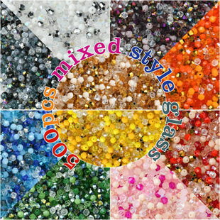 4mm��ɫϵ���������p�� 僰�K DIY�Ʒ���� �m������朒��diy