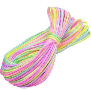30 m a bundle of 4mm seven-core colorful woven umbrella rope diy handmade material woven bracelet Accessories Wholesale