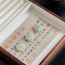 天然新疆和田玉弥勒佛大肚佛吊坠玉石佛公挂件女笑佛玉坠莎莎同款