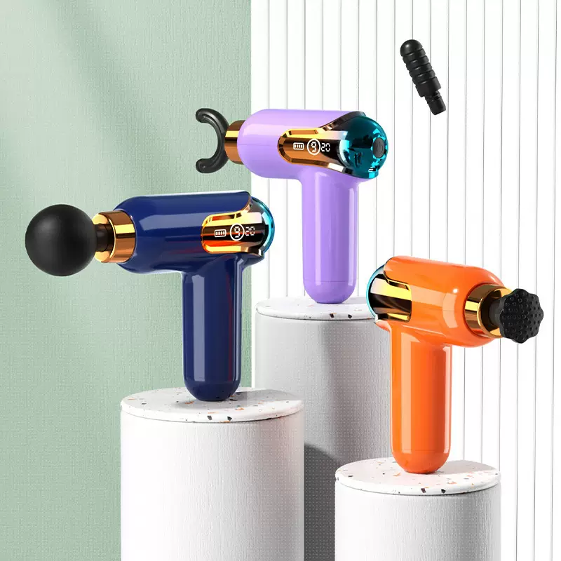 厂家筋膜枪深层肌肉放松颈膜震动按摩枪跨境电动按摩枪筋膜抢健身