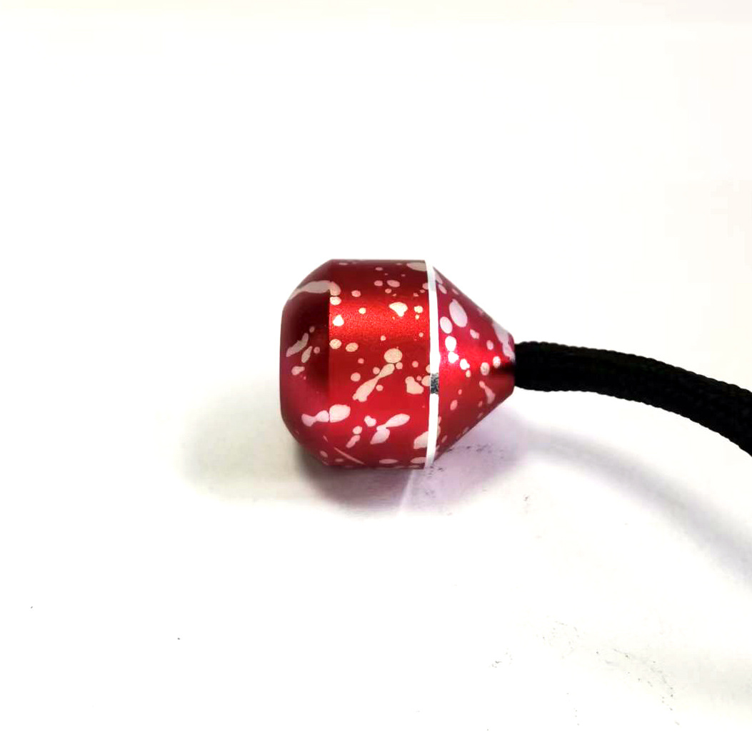 Original begleri baole cuentas de aleación de aluminio dos cuentas una cuerda baole cuentas dedo yo-yo aleación descompresión Juguetes