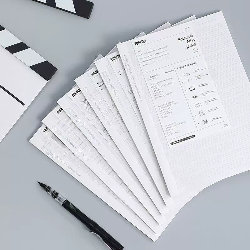 Exercise Notebook B5, 40 Sheets, Subject Cover Options for Elementary Students