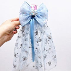 Korean-style hair tie hair clip bow braid braids large bow hair tie hair clip wings hair clip crown ultra fairy