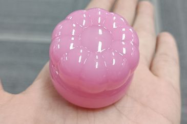 现货韩系彩妆粉色5g糖果唇膜罐固体唇蜜腮红膏美甲亮片收纳带挂件|undefined