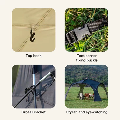 Avtomobil yan çətirləri: Curtain Yurt Windproof and