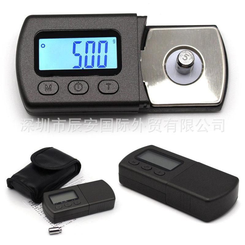 5g 0.01g小型迷你黑胶唱机针压计便携电子珠宝秤压力计多用途克秤