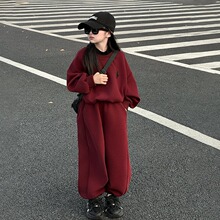 女童2025卫衣套装秋装大童女孩运动两件套儿童秋季韩系高级感穿搭